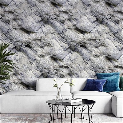 Papel de Parede Pedras Realistas