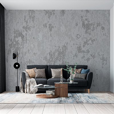Papel de Parede Milan Cinza