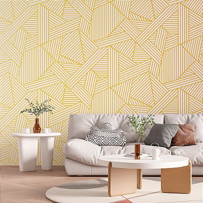 Papel de Parede Wingate Ouro