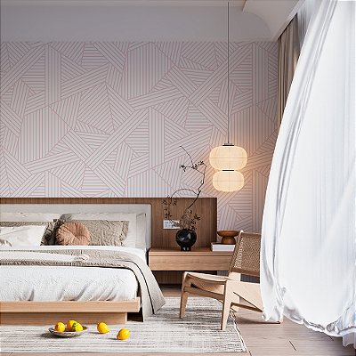 Papel de Parede Wingate Rosa