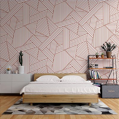 Papel de Parede Wingate Rosa