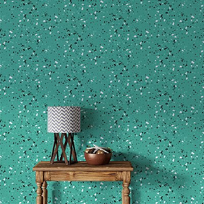 Papel de Parede Granelite Menta