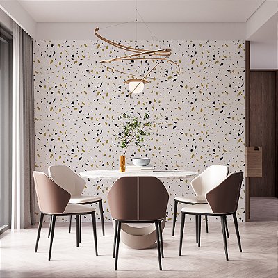 Papel de Parede Granelite Amarelo