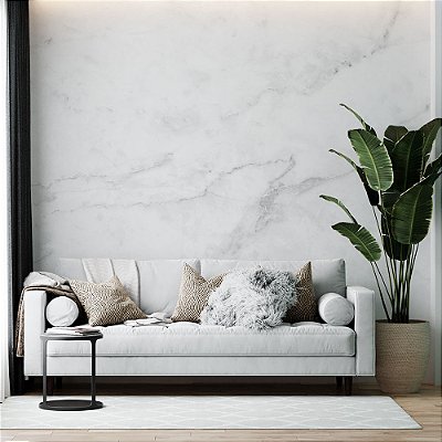 Papel de Parede Mármore Branco