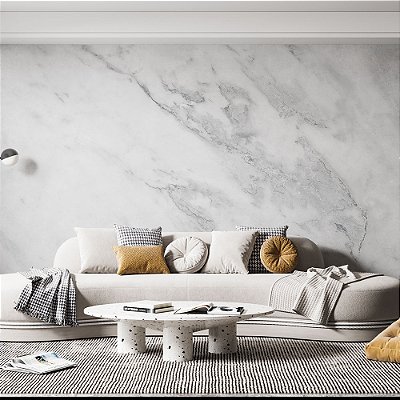 Papel de Parede Mármore Branco