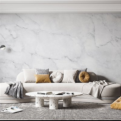 Papel de Parede Mármore Branco