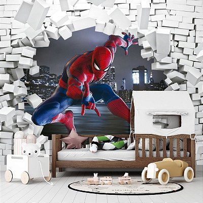 Papel de Parede Homem Aranha 3D