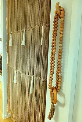 Colar decorativo de cerâmica para mesa ou parede