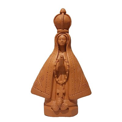 Nossa Senhora Aparecida de cerâmica