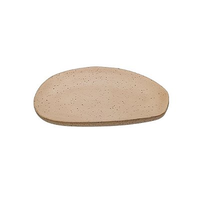 Prato de sobremesa rosa