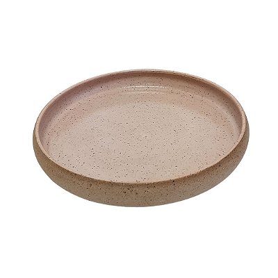 Prato cumbuca rosa médio