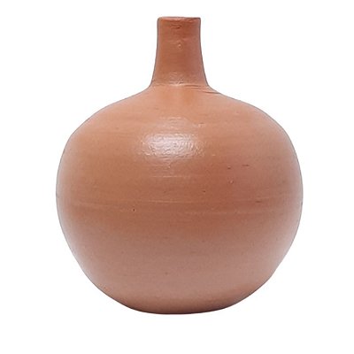 Jarro garrafa oval decorativo de cerâmica pequeno
