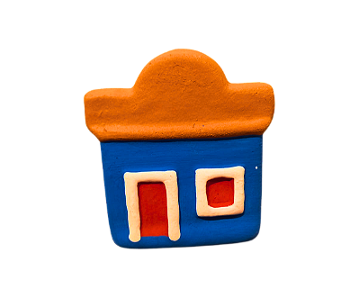 Mini casinha de parede Mod.3 - diversas cores