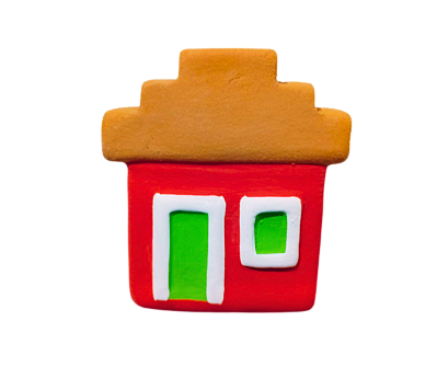 Mini casinha de parede Mod.6 - diversas cores