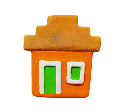 Mini casinha de parede Mod.6 - diversas cores