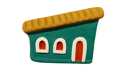 Casinhas de parede pequena Mod.4 - diversas cores