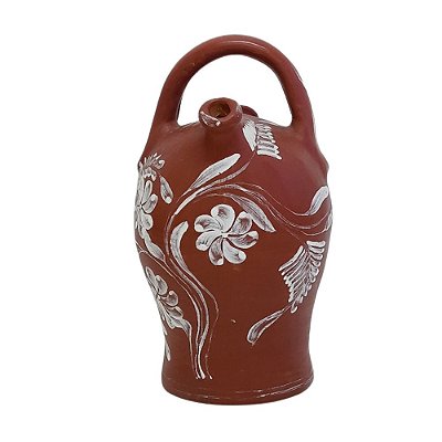 Bilha decorativa em cerâmica