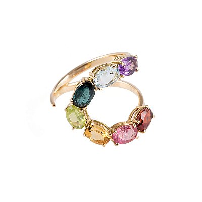Anel Carol Rainbow
