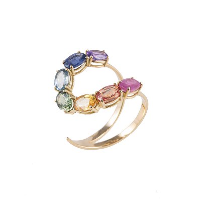 Anel Carol Rainbow