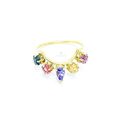 Anel Queen Rainbow