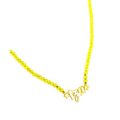 Colar Mini Gemas Nome