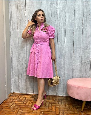 Vestido Paola rosa