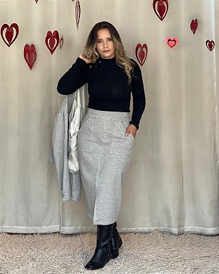 Saia Bianca cinza