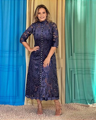 Vestido Magda azul