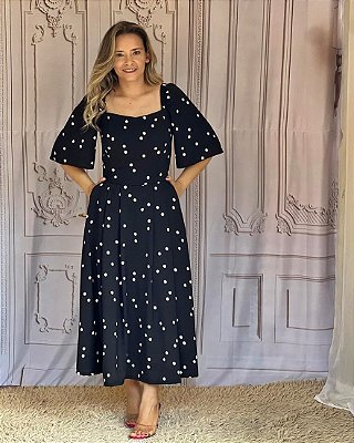 Vestido Susana preto