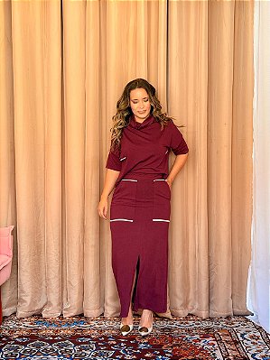 Conjunto Bianca marsala