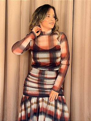 Blusa Noeli xadrez