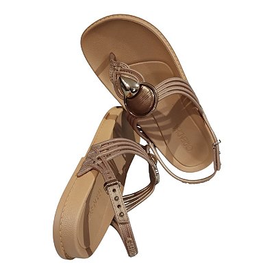 Sandália Feminina Rasteira Grendha Celebrar Dourada