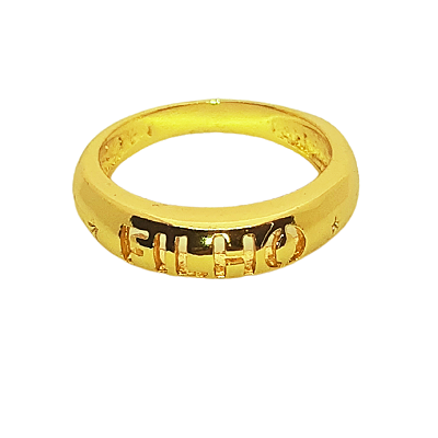 Anel Filho Banhado a Ouro 18K