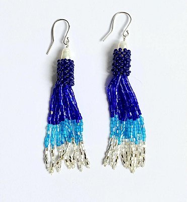 Brinco chuveiro azul