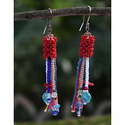 Brinco Origens vermelho