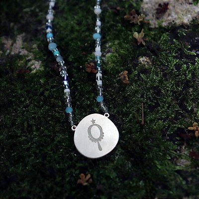 Colar espelho yemanjá