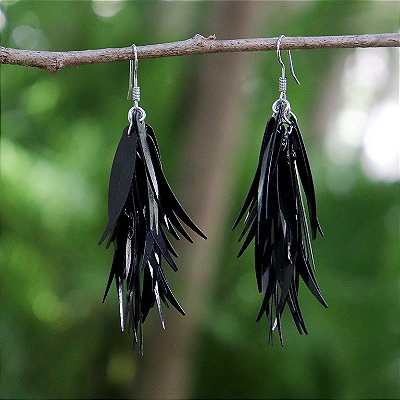 Brinco pena tecno preto