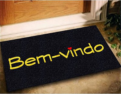 Tapete Divertido Bem Vindo 60x40