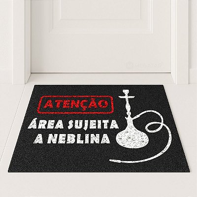 Tapete Capacho Entrada Narguile 60x40 Area Sujeita A Neblina