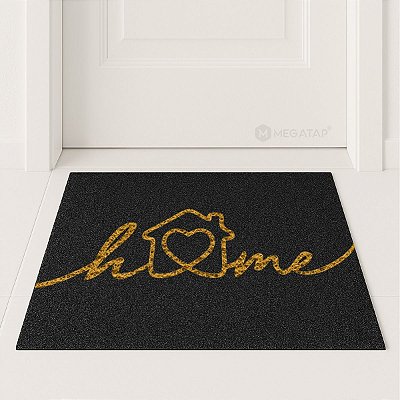 Tapete Capacho Decorativo Home 60x40 Entada Casa Porta Lar