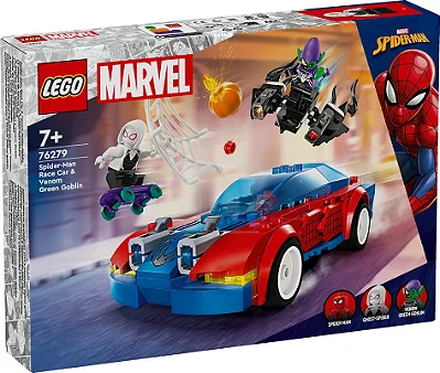 Lego Super Heroes - Carro de corrida do Homem-Aranha e Duende Verde Venom 76279