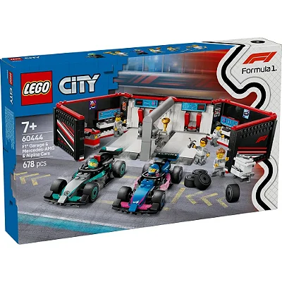LEGO City - Garagem F1 e carros Mercedes-AMG e Alpine 60444