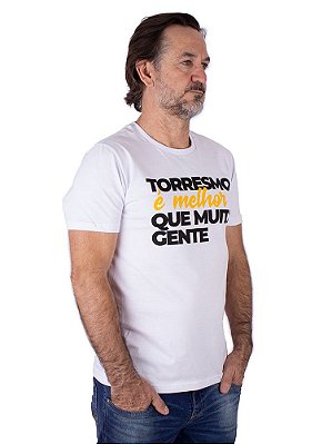 Camiseta Torresmo É Melhor Branca.