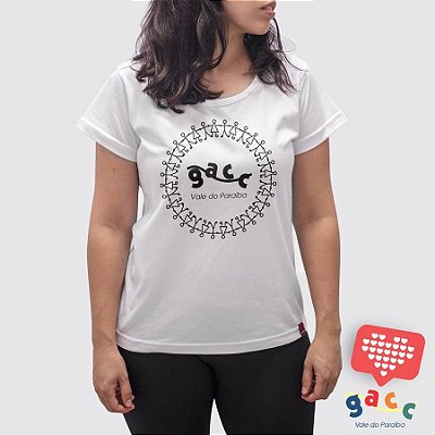 Camiseta Feminina Gacc Ciranda Branca