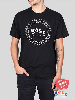 Camiseta Masculina Gacc Ciranda Preta