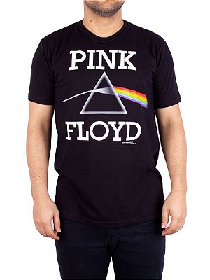 Camiseta Pink Floyd Prism Preta Oficial