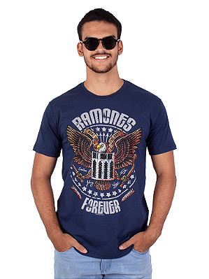 Camiseta Ramones Forever Marinho Oficial