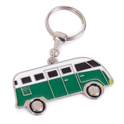 Chaveiro Metal Kombi Verde