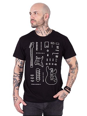 Camiseta Guitarra Deconstruction.