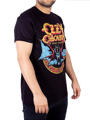 Camiseta Ozzy Osbourne No More Tour Preta Oficial